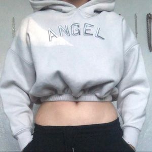 hoodie crop top